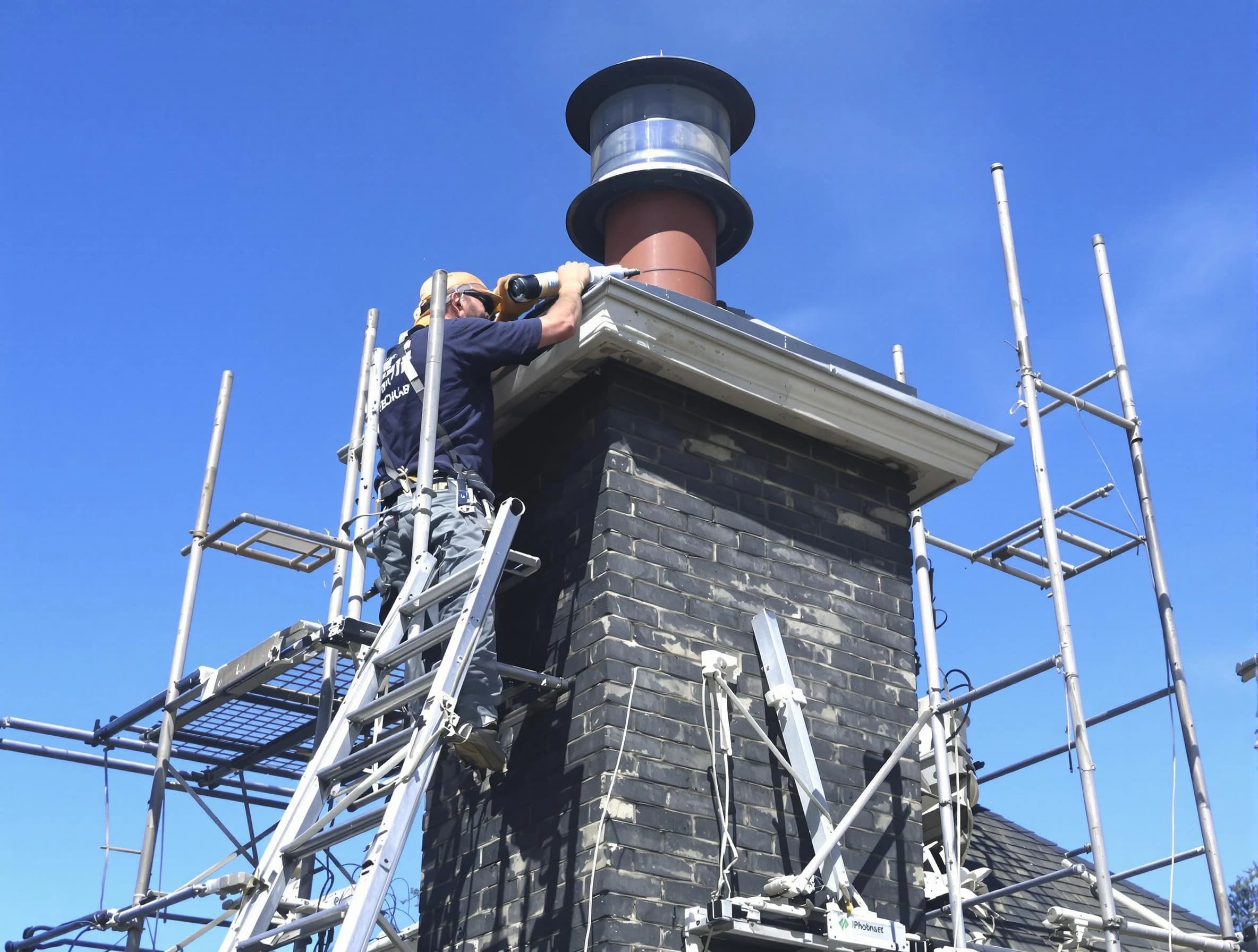 Sturdy chimney crown finished by West View Chimney Sweep in West View, PA