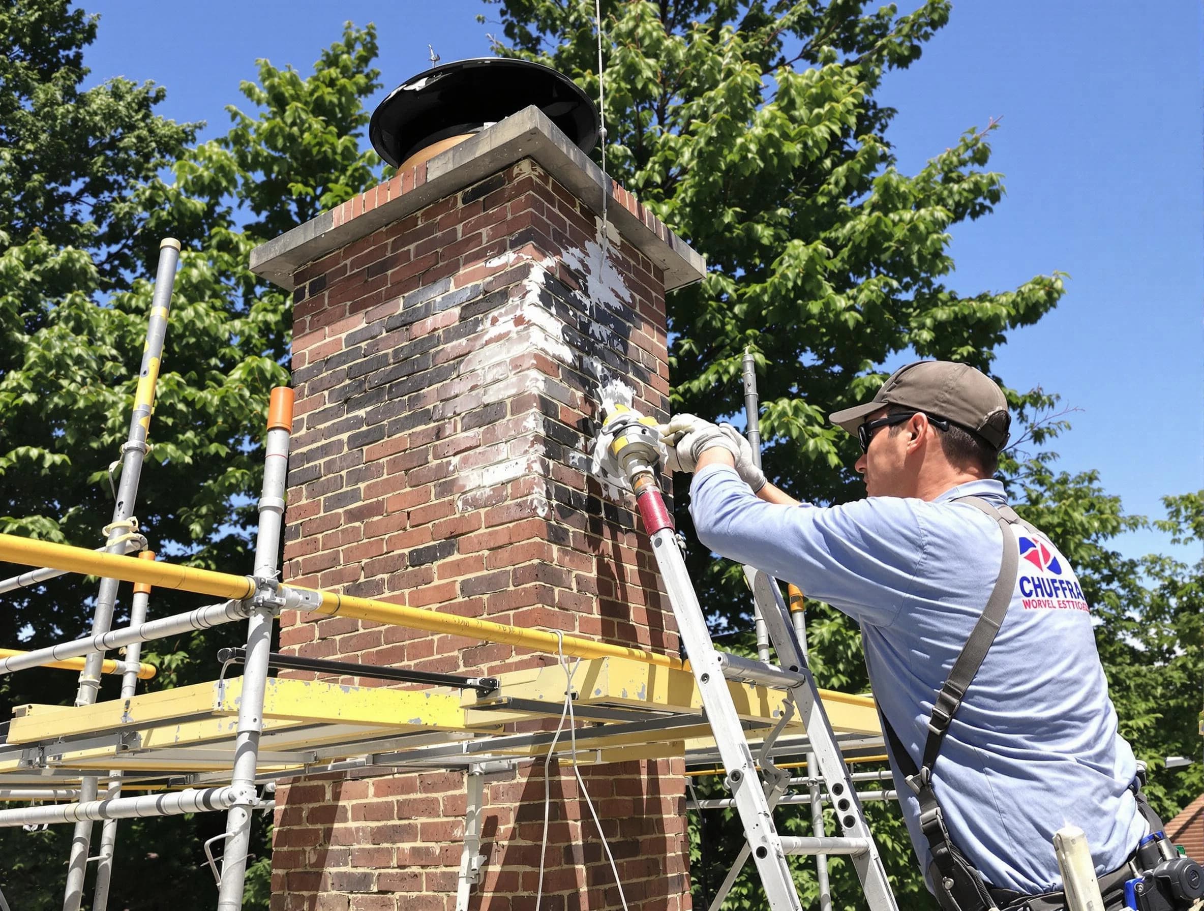 Structural chimney repair by West View Chimney Sweep in West View, PA