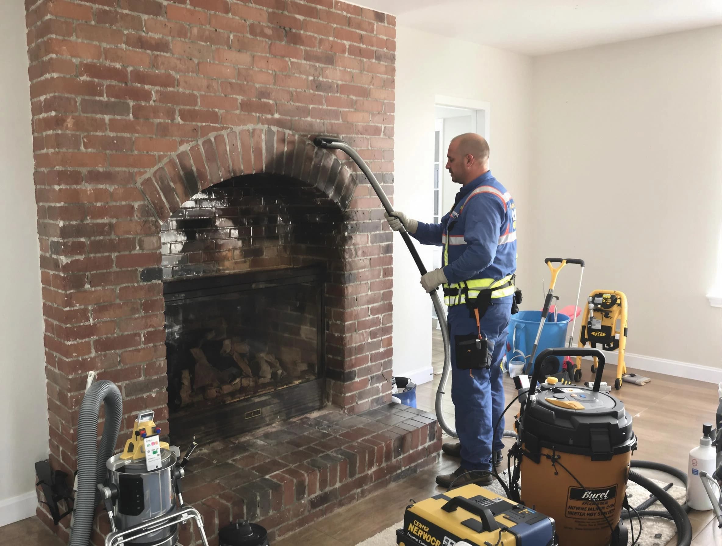 West View Chimney Sweep expert performing detailed chimney sweep in West View, PA