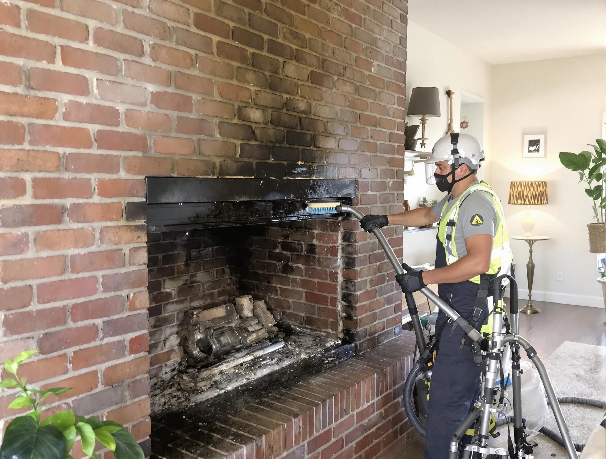 West View Chimney Sweep providing fireplace cleaning services in West View, PA
