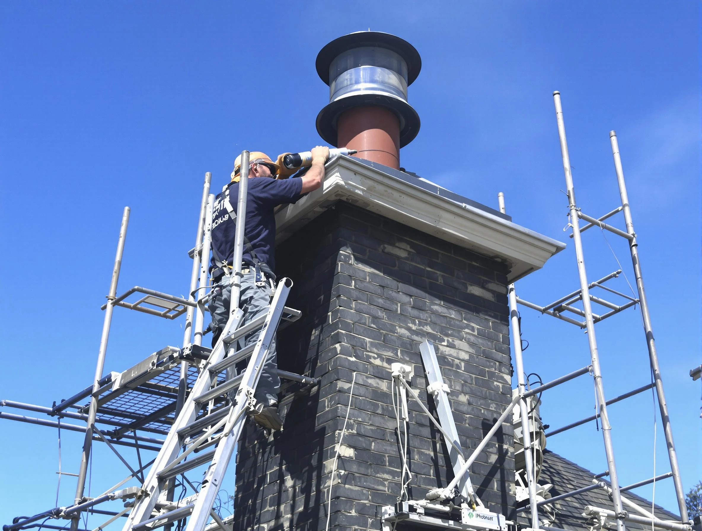 Sturdy chimney crown finished by West View Chimney Sweep in West View, PA