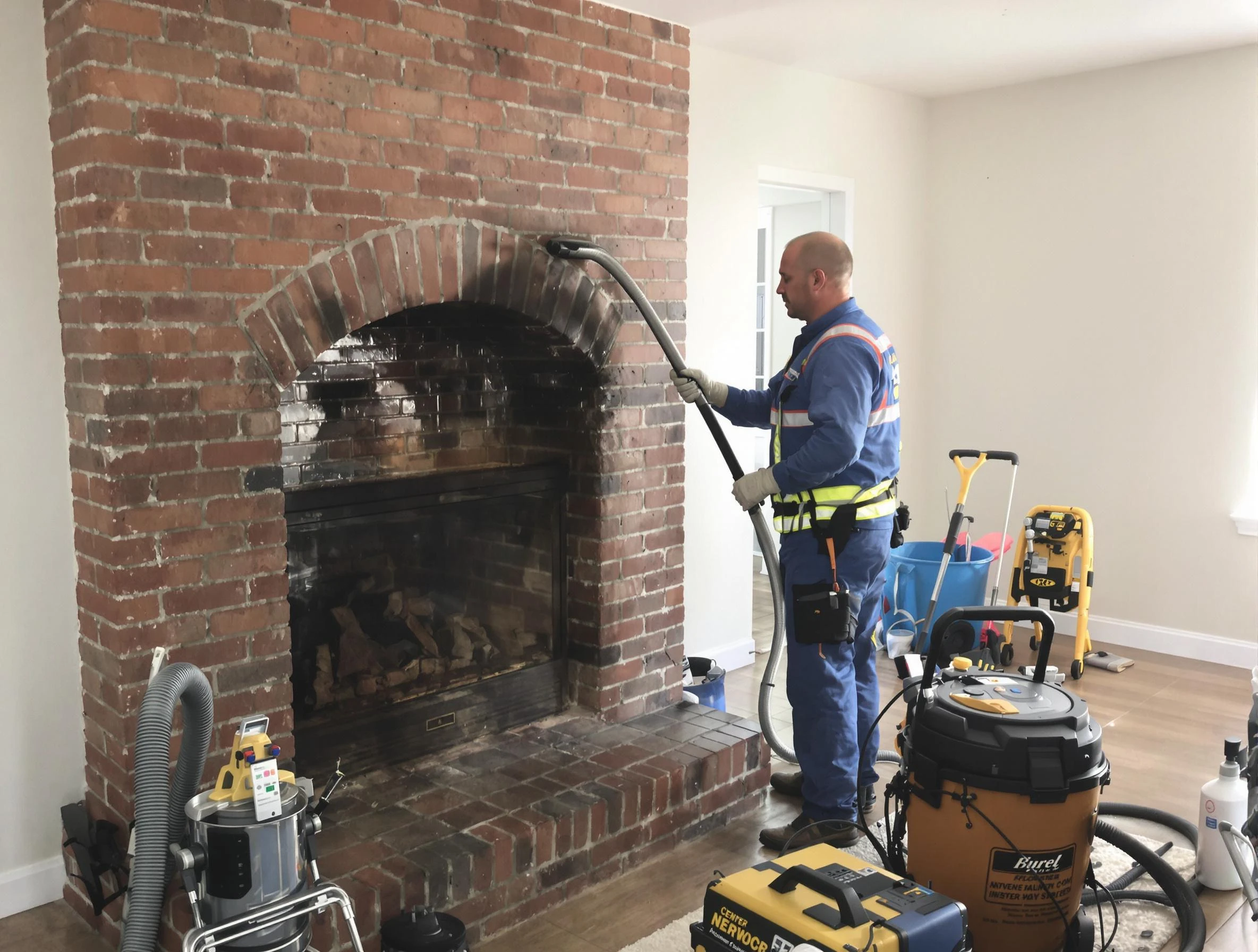 West View Chimney Sweep expert performing detailed chimney sweep in West View, PA